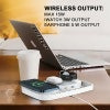 15W LED Desk Lamp with USB Charging Port, Night Table Lamp with 3 Touch Light Modes